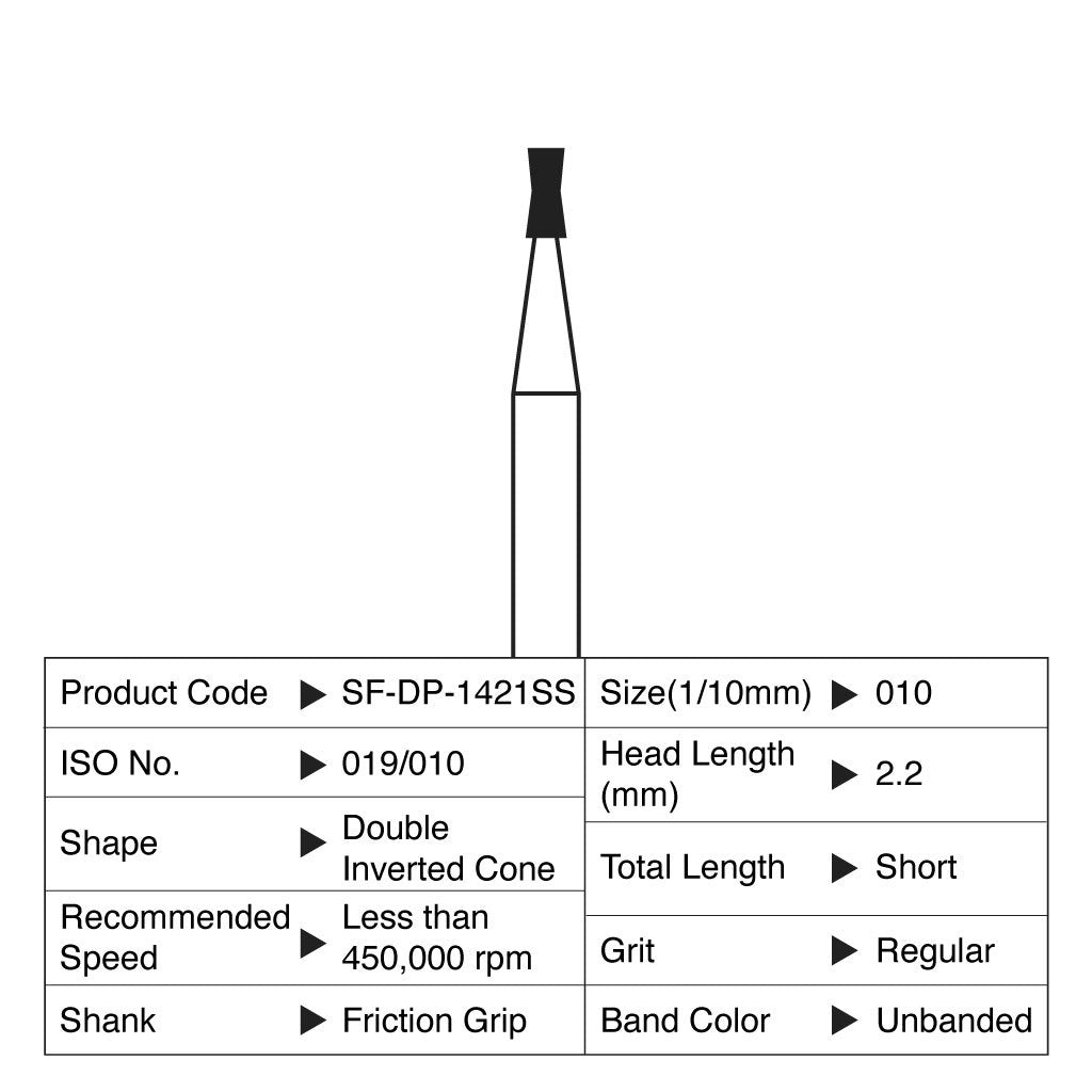 Shofu Diamond Point FG Regular Grit 