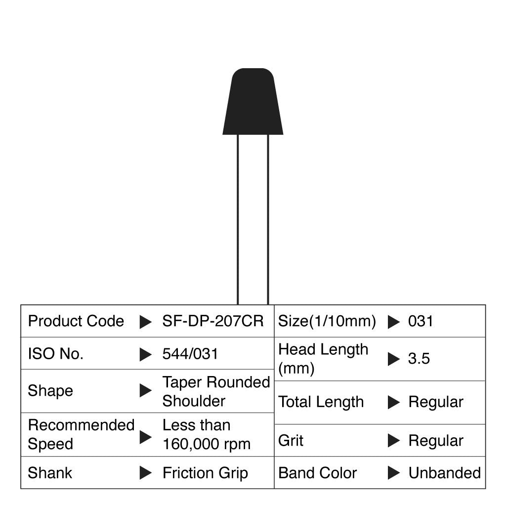 Shofu Diamond Point FG Regular Grit 