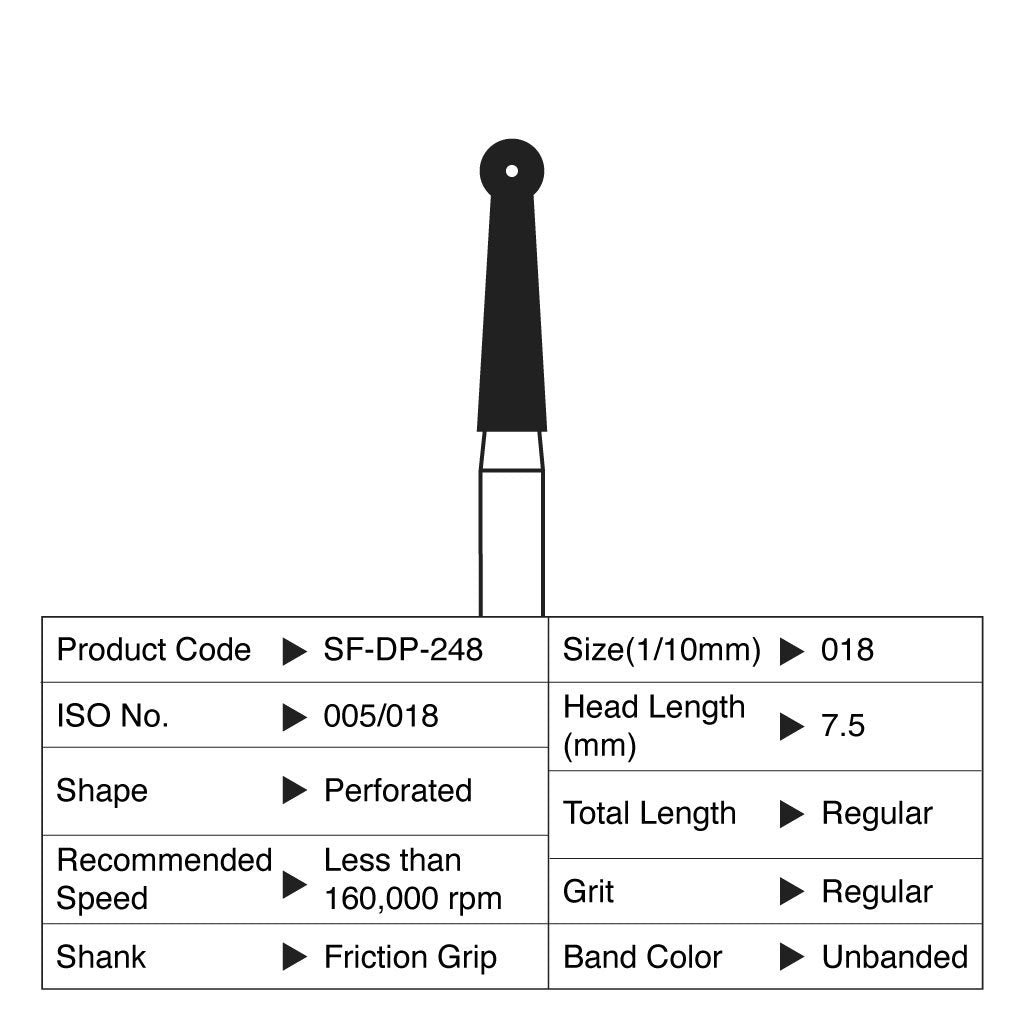 Shofu Diamond Point FG Regular Grit 