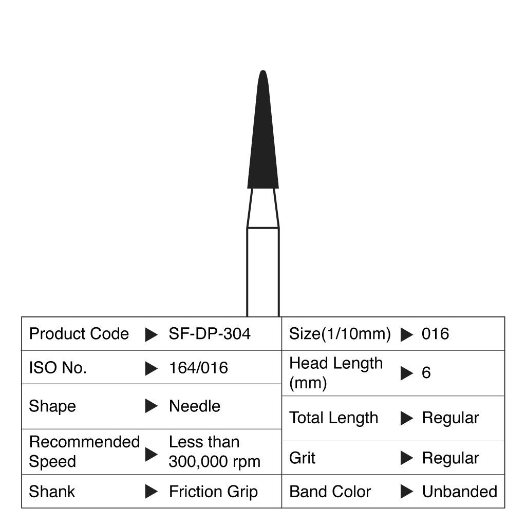 Shofu Diamond Point FG Regular Grit 
