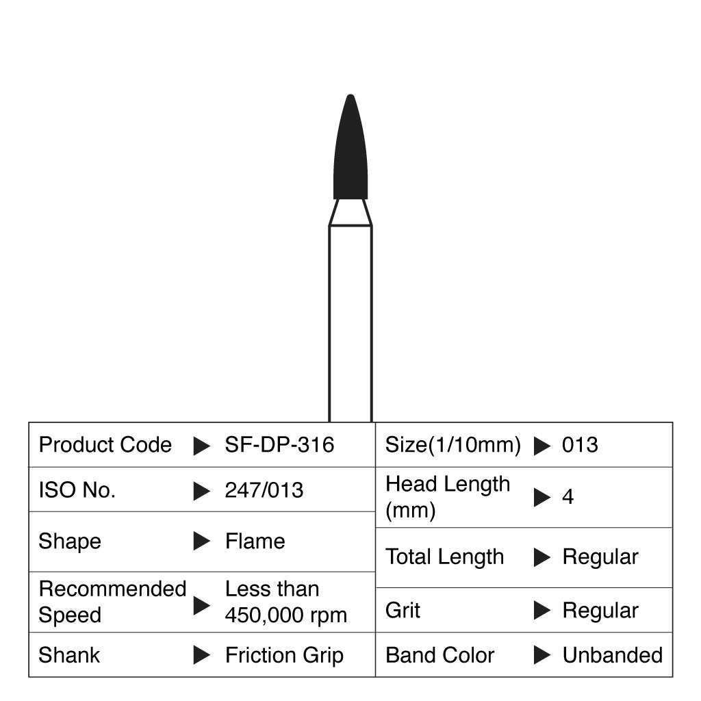 Shofu Diamond Point FG Regular Grit 