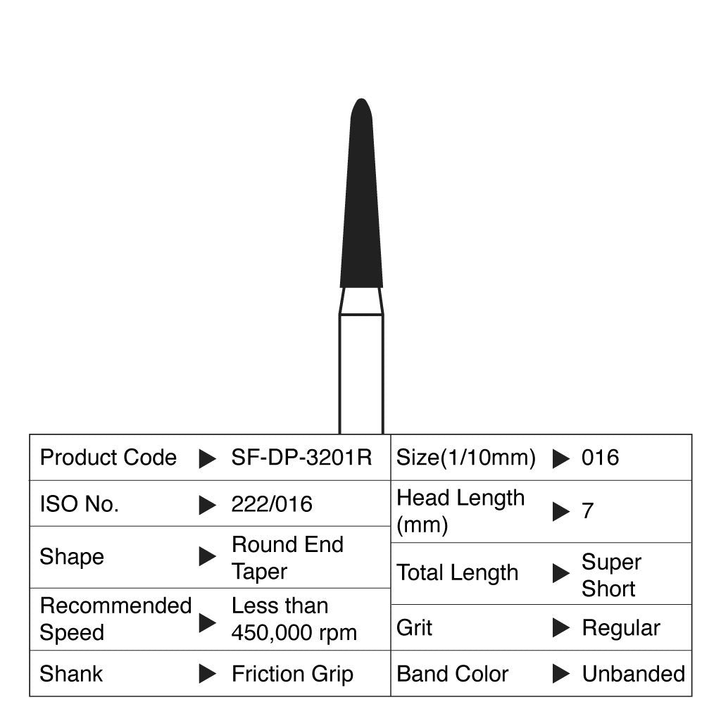 Shofu Diamond Point FG Regular Grit 
