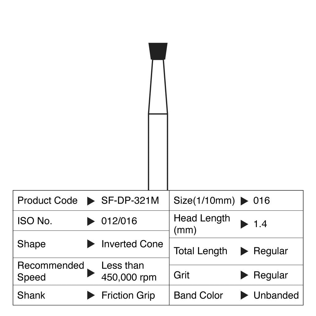 Shofu Diamond Point FG Regular Grit 