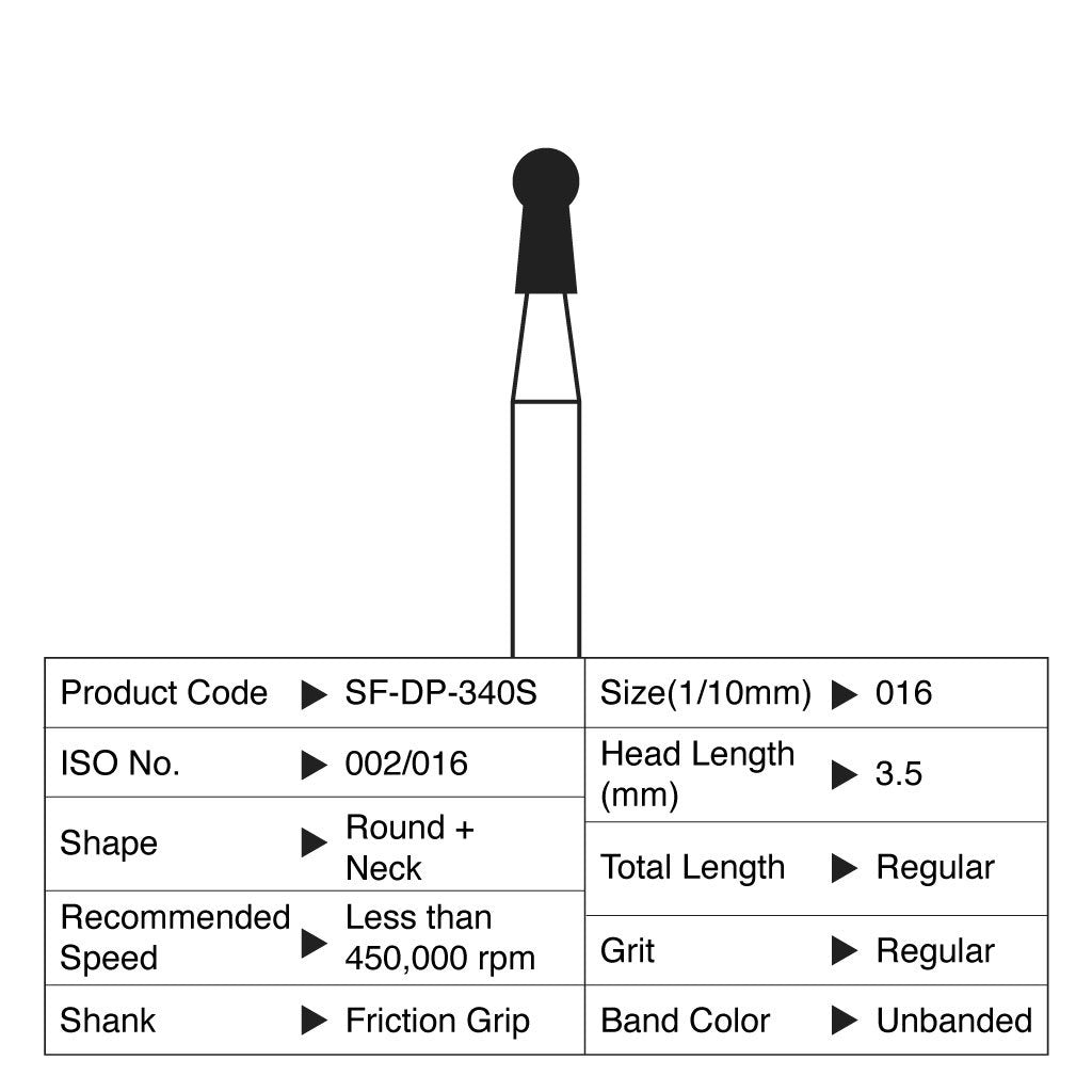 Shofu Diamond Point FG Regular Grit 