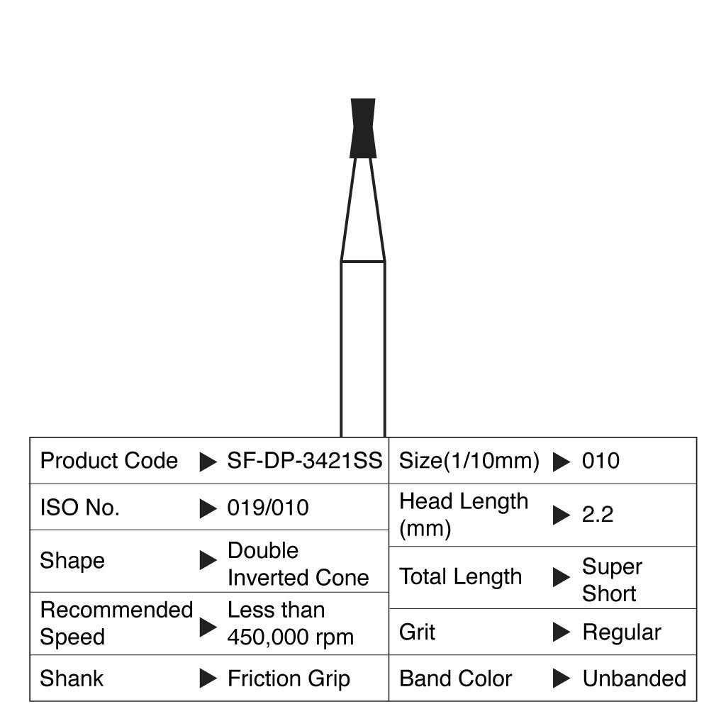 Shofu Diamond Point FG Regular Grit 