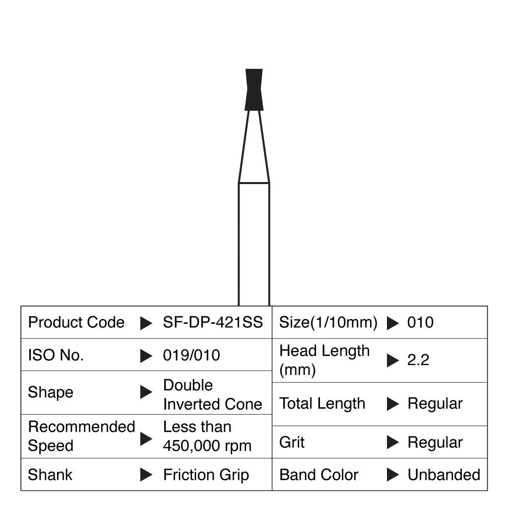 Shofu Diamond Point FG Regular Grit 