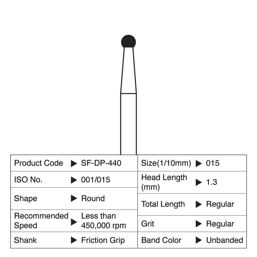 Shofu Diamond Point FG Regular Grit 