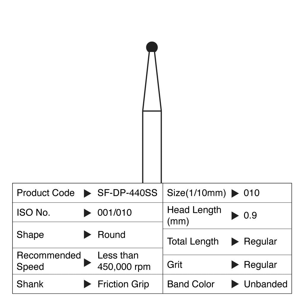 Shofu Diamond Point FG Regular Grit 