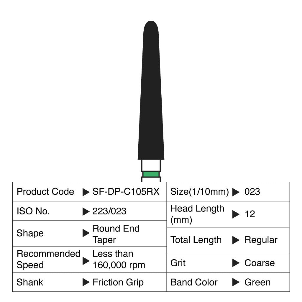 Shofu Diamond Point FG Coarse Grit 