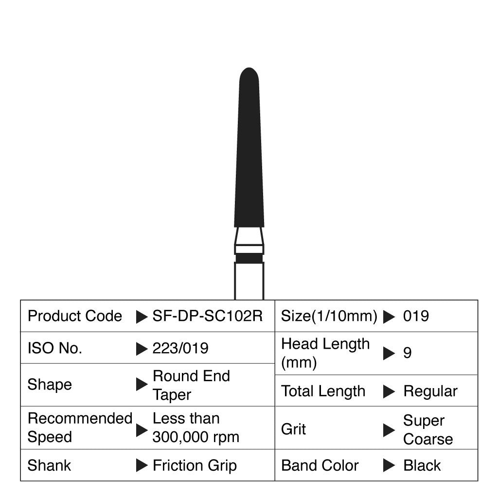 Shofu Diamond Point FG Super Coarse Grit 