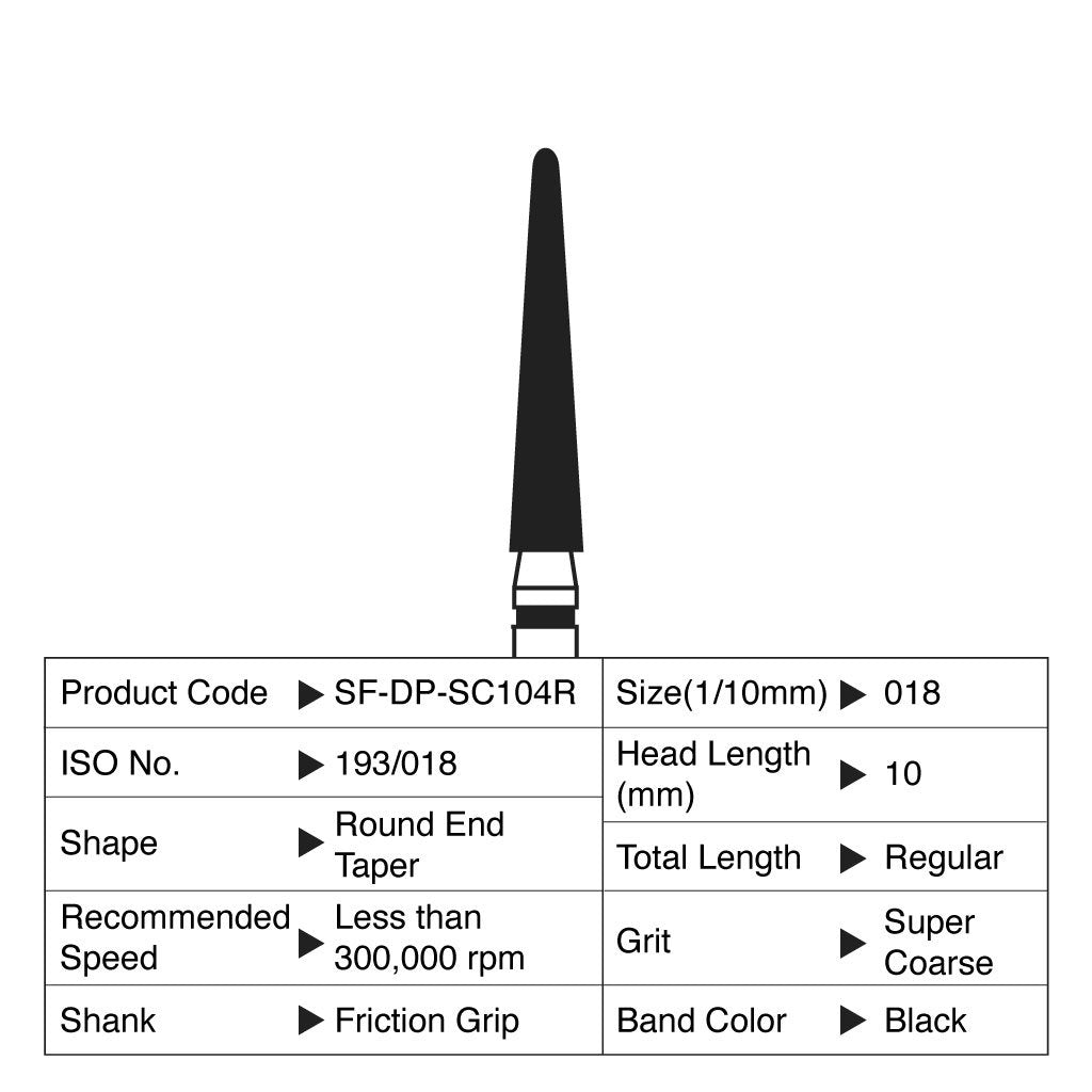Shofu Diamond Point FG Super Coarse Grit 
