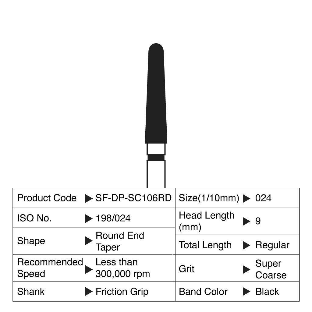 Shofu Diamond Point FG Super Coarse Grit 
