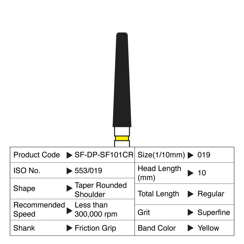 Shofu Diamond Point FG Superfine Grit 