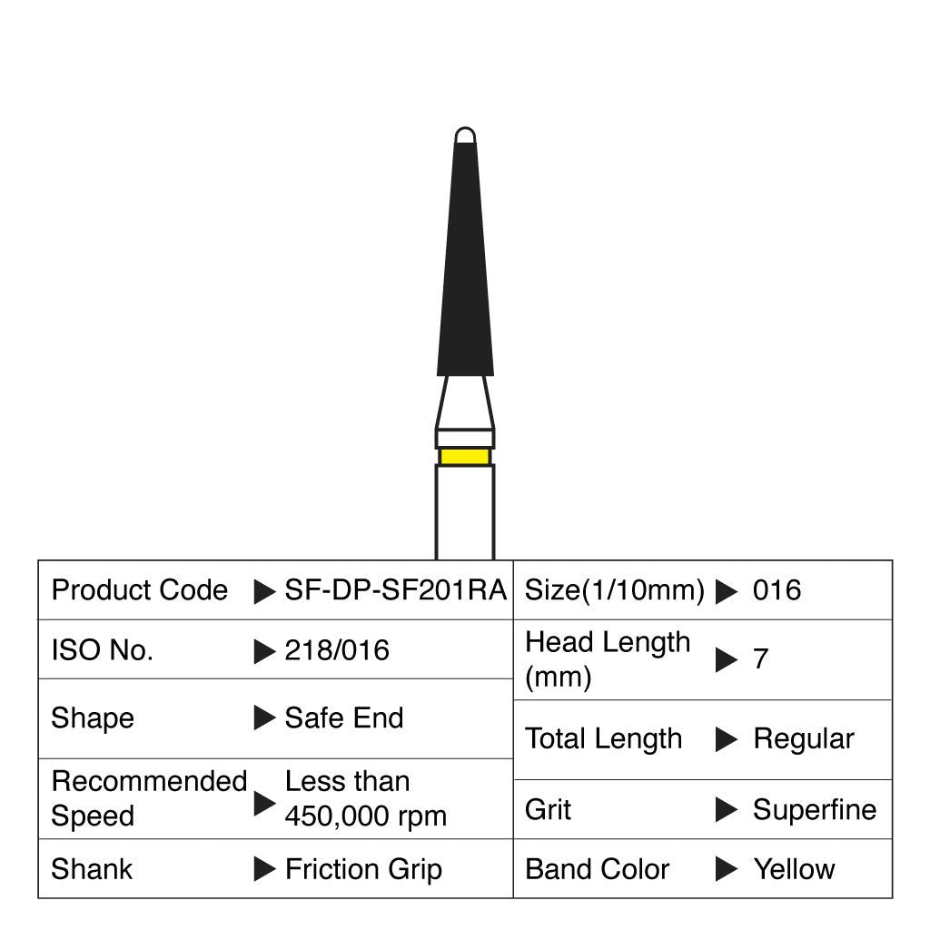 Shofu Diamond Point FG Superfine Grit 
