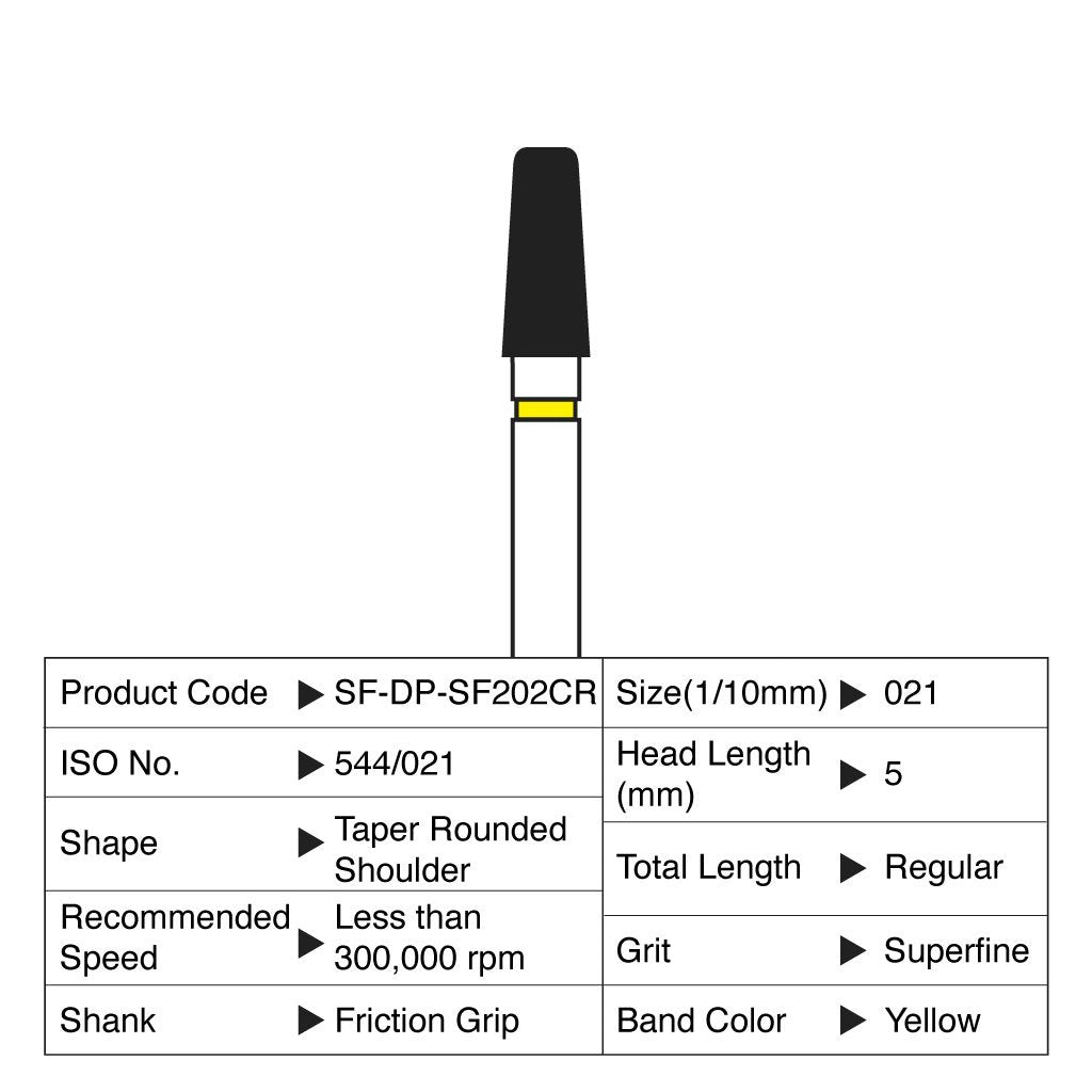 Shofu Diamond Point FG Superfine Grit 