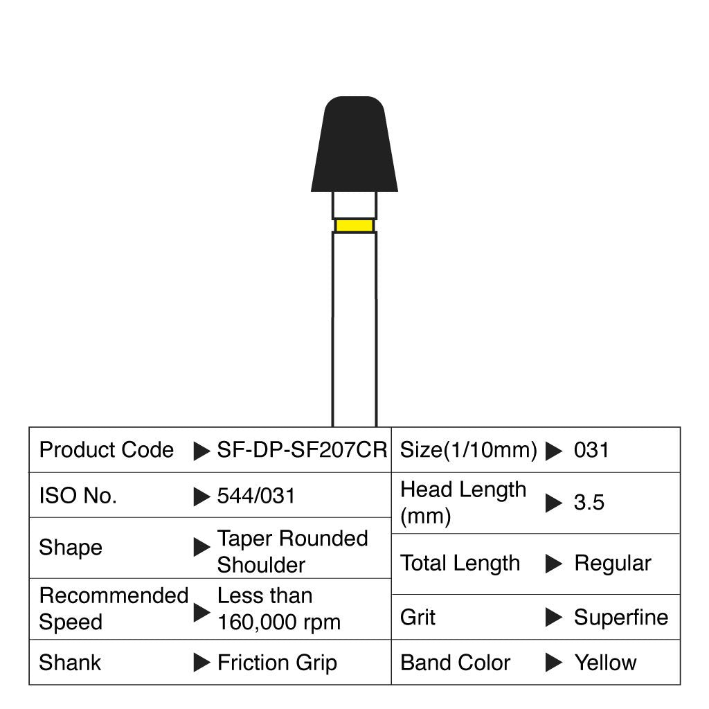 Shofu Diamond Point FG Superfine Grit 