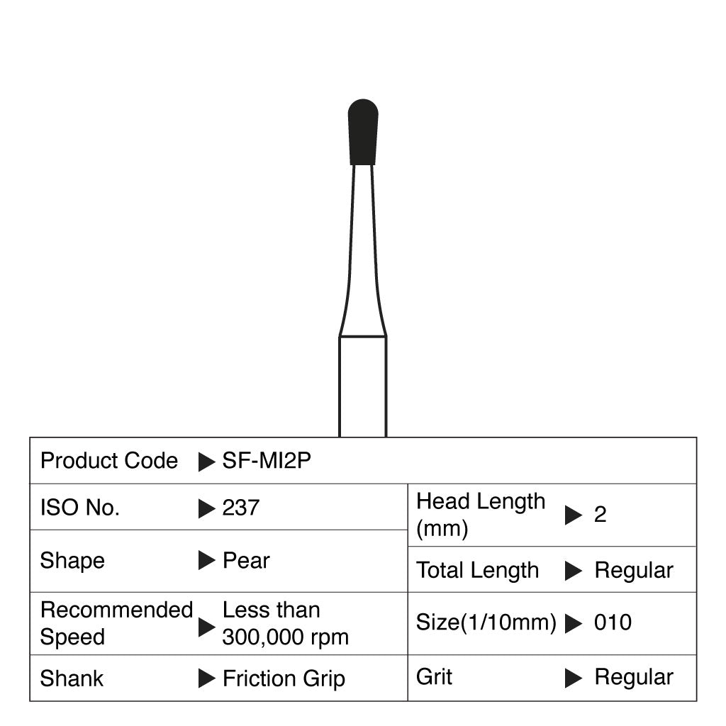 Shofu Diamond Point FG Regular Grit 